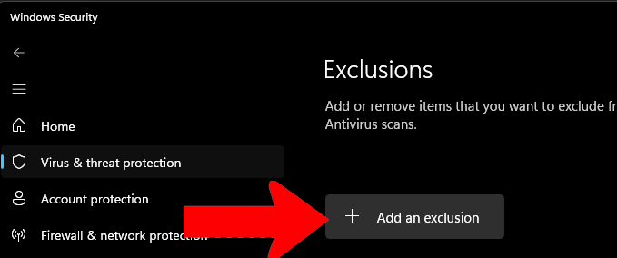 Exclusion step 3